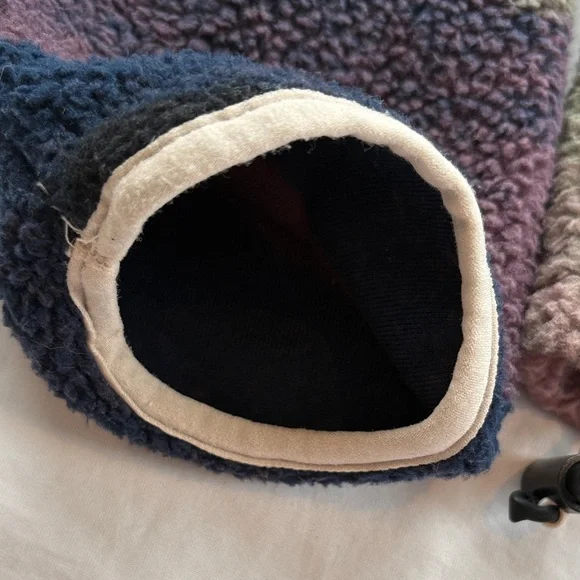 Columbia Helvetia II Women’s Small Printed Cropped Quarter Snap Sherpa Fleece - Picture 9 of 10